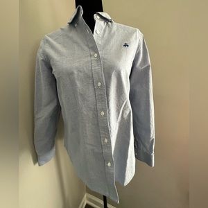 Women’s Blue Brooke’s Brothers Button Up Shirt